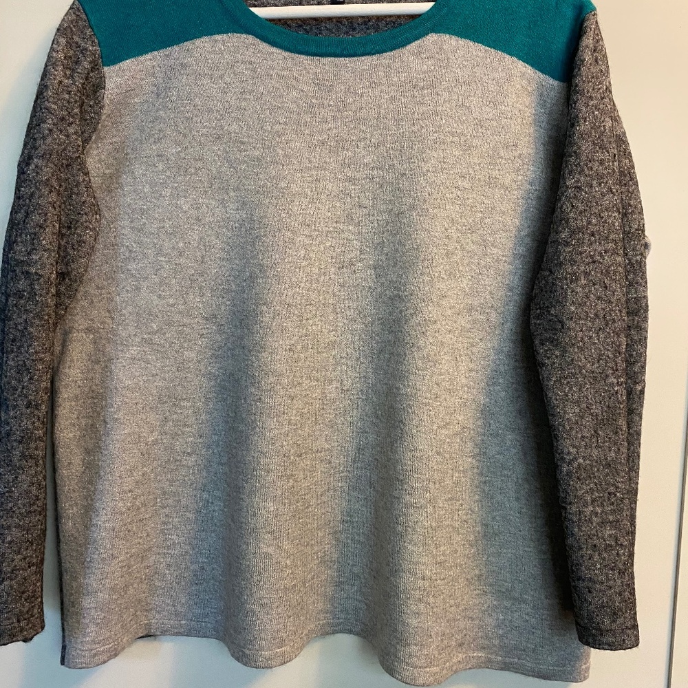 3 colour wool blend sweater from Jones New York